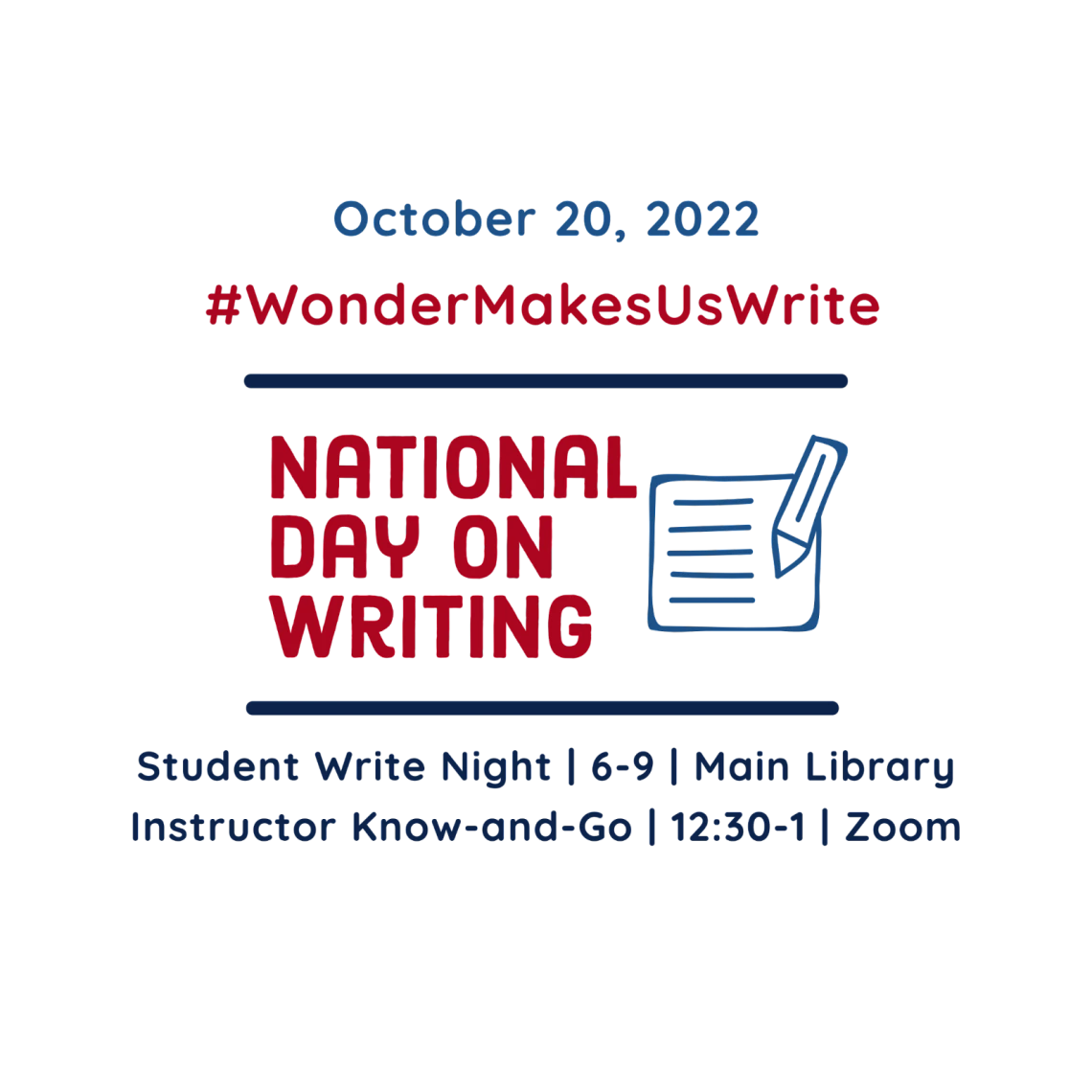 National Day on Writing